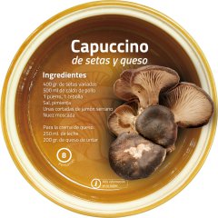 Capuccino de setas y queso: una delicia para los amantes de la micología